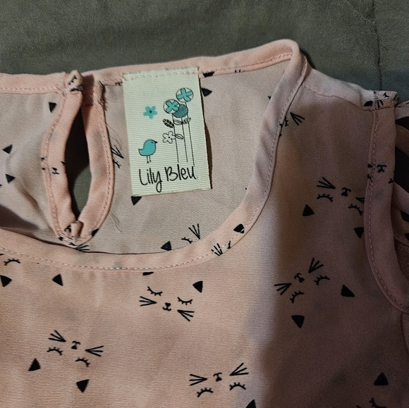 Lily bleu cat face shirt - Picture 3 of 5